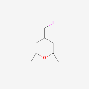 4-(Iodomethyl)-2,2,6,6-tetramethyloxane