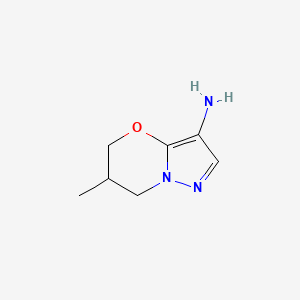 6-Methyl-6,7-dihydro-5H-pyrazolo[5,1-b][1,3]oxazin-3-amine