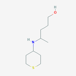 4-((Tetrahydro-2H-thiopyran-4-yl)amino)pentan-1-ol