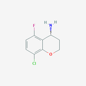 (R)-8-Chloro-5-fluorochroman-4-amine