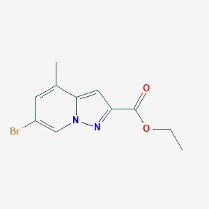 ethyl 6-bromo-4-methylpyrazolo[1,5-a]pyridine-2-carboxylate