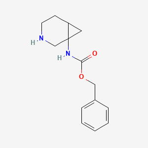 molecular formula C14H18N2O2 B13020538 Benzyl(3-azabicyclo[4.1.0]heptan-1-yl)carbamate 