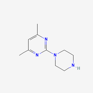 molecular formula C10H16N4 B1302063 1-(4,6-Dimethyl-2-pyrimidyl)piperazine CAS No. 22746-09-4