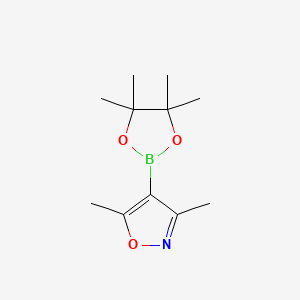 molecular formula C11H18BNO3 B1302064 3,5-二甲基-4-(4,4,5,5-四甲基-1,3,2-二氧杂硼环-2-基)异恶唑 CAS No. 832114-00-8