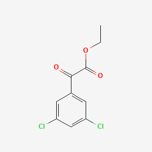 molecular formula C10H8Cl2O3 B1302088 Ethyl 3,5-dichlorobenzoylformate CAS No. 845790-52-5