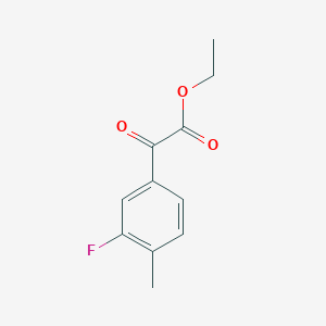 molecular formula C11H11FO3 B1302094 Ethyl 3-fluoro-4-methylbenzoylformate CAS No. 732251-65-9
