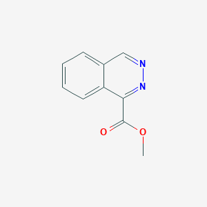 molecular formula C10H8N2O2 B13020951 Methyl phthalazine-1-carboxylate 