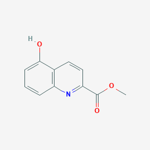 molecular formula C11H9NO3 B13020964 Methyl 5-hydroxyquinoline-2-carboxylate 