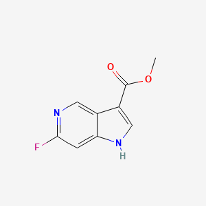 molecular formula C9H7FN2O2 B13021030 methyl6-fluoro-1H-pyrrolo[3,2-c]pyridine-3-carboxylate 