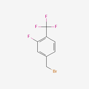 B1302110 3-Fluoro-4-(trifluoromethyl)benzyl bromide CAS No. 213203-65-7
