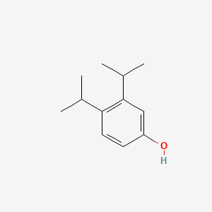 molecular formula C12H18O B13021124 Phenol, 3,4-bis(1-methylethyl)- CAS No. 68155-50-0