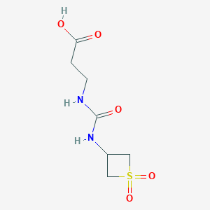 3-(3-(1,1-Dioxidothietan-3-yl)ureido)propanoicacid