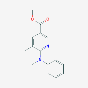 Methyl 5-methyl-6-(methyl(phenyl)amino)nicotinate