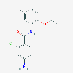 4-Amino-2-chloro-N-(2-ethoxy-5-methylphenyl)benzamide