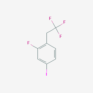 2-Fluoro-4-iodo-1-(2,2,2-trifluoroethyl)benzene