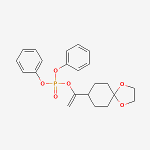 1-(1,4-Dioxaspiro[4.5]decan-8-yl)vinyldiphenylphosphate