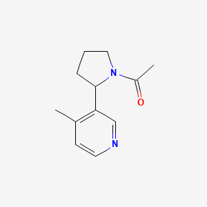 1-(2-(4-Methylpyridin-3-yl)pyrrolidin-1-yl)ethanone