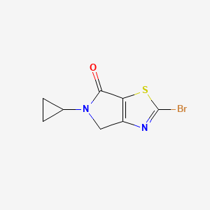 2-Bromo-5-cyclopropyl-4H-pyrrolo[3,4-d]thiazol-6(5H)-one