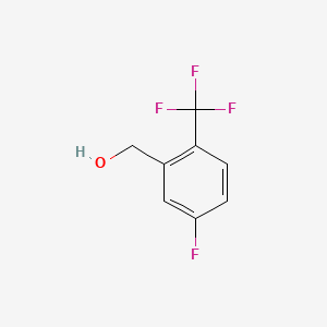 molecular formula C8H6F4O B1302129 5-Fluoro-2-(trifluoromethyl)benzyl alcohol CAS No. 238742-82-0