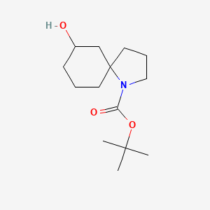 tert-Butyl7-hydroxy-1-azaspiro[4.5]decane-1-carboxylate