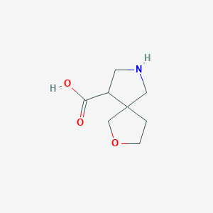 2-Oxa-7-azaspiro[4.4]nonane-9-carboxylic acid