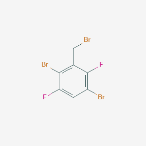 1,4-Dibromo-3-(bromomethyl)-2,5-difluorobenzene