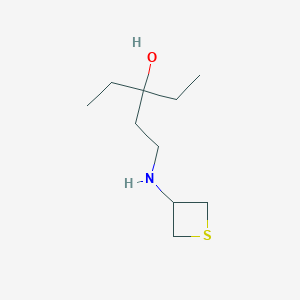 3-Ethyl-1-(thietan-3-ylamino)pentan-3-ol