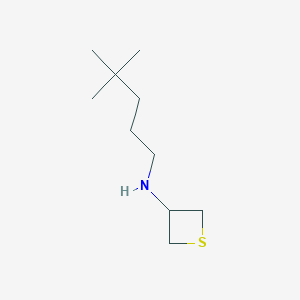 N-(4,4-Dimethylpentyl)thietan-3-amine