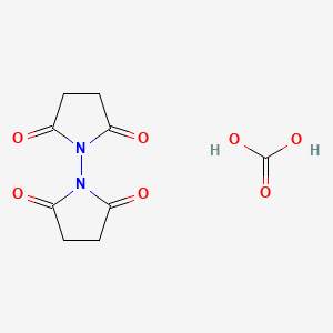 Carbonic acid;1-(2,5-dioxopyrrolidin-1-yl)pyrrolidine-2,5-dione