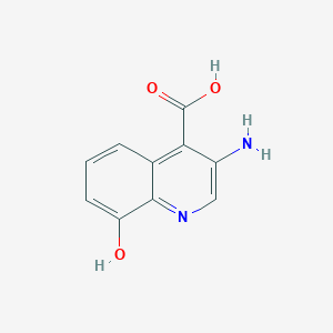 3-Amino-8-hydroxyquinoline-4-carboxylicacid