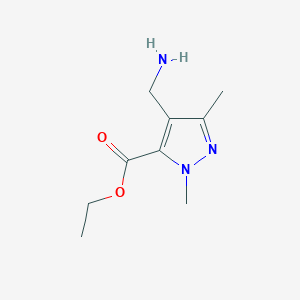 Ethyl4-(aminomethyl)-1,3-dimethyl-1H-pyrazole-5-carboxylate