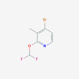 4-Bromo-2-(difluoromethoxy)-3-methylpyridine