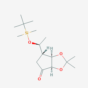 (3aR,6S,6aR)-6-((S)-1-((tert-Butyldimethylsilyl)oxy)ethyl)-2,2-dimethyltetrahydro-4H-cyclopenta[d][1,3]dioxol-4-one