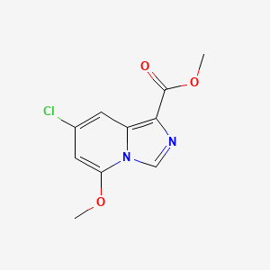 Methyl7-chloro-5-methoxyimidazo[1,5-a]pyridine-1-carboxylate