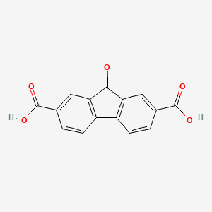 molecular formula C15H8O5 B1302145 9-Oxo-9H-fluorene-2,7-dicarboxylic acid CAS No. 792-26-7