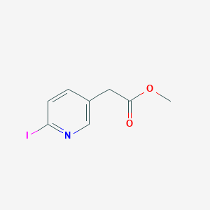 Methyl 2-(6-iodopyridin-3-yl)acetate