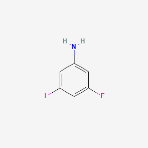 molecular formula C6H5FIN B1302147 3-Fluoro-5-iodoaniline CAS No. 660-49-1