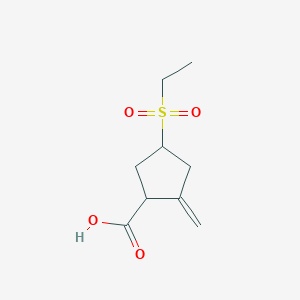 4-(Ethylsulfonyl)-2-methylenecyclopentanecarboxylic acid