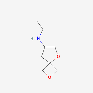 N-Ethyl-2,5-dioxaspiro[3.4]octan-7-amine