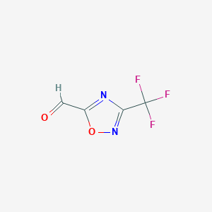 3-(Trifluoromethyl)-1,2,4-oxadiazole-5-carbaldehyde