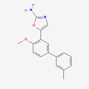 5-(4-Methoxy-3'-methyl-[1,1'-biphenyl]-3-yl)oxazol-2-amine