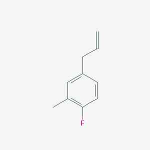 molecular formula C10H11F B1302152 3-(4-Fluoro-3-methylphenyl)-1-propene CAS No. 842124-27-0