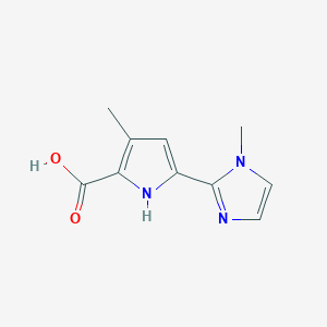 3-Methyl-5-(1-methyl-1H-imidazol-2-yl)-1H-pyrrole-2-carboxylicacid