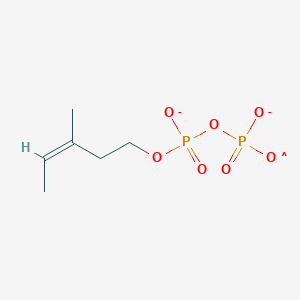 molecular formula C6H11O7P2-2 B13021534 Homoisopentenyldiphosphate 