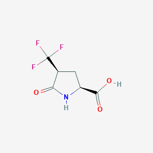 (2S,4S)-5-oxo-4-(trifluoromethyl)pyrrolidine-2-carboxylic Acid