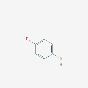 molecular formula C7H7FS B1302155 4-Fluoro-3-methylthiophenol CAS No. 845790-87-6