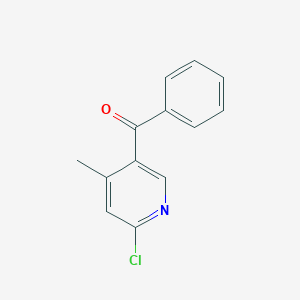 (6-Chloro-4-methylpyridin-3-yl)(phenyl)methanone