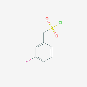 molecular formula C7H6ClFO2S B1302163 (3-fluorophenyl)methanesulfonyl Chloride CAS No. 24974-72-9