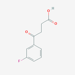molecular formula C10H9FO3 B1302165 4-(3-Fluorophenyl)-4-oxobutanoic acid CAS No. 69797-46-2
