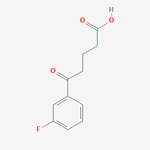 molecular formula C11H11FO3 B1302166 5-(3-Fluorophenyl)-5-oxovaleric acid CAS No. 845790-38-7